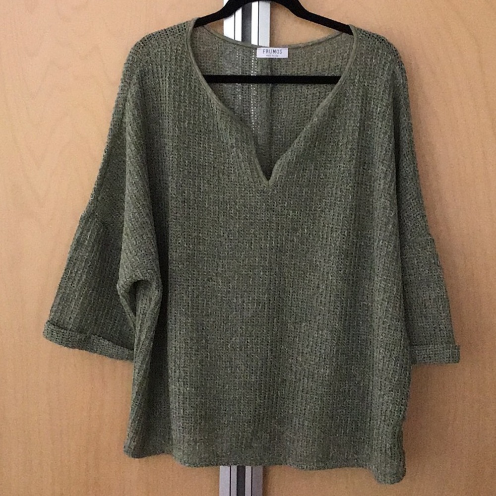 ❌Frumos 1X polyester spandex sweater 1X❌